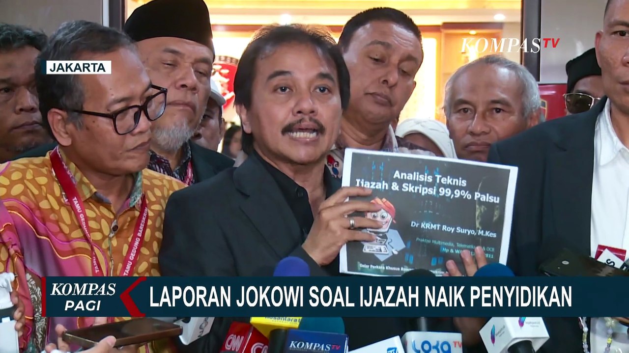 Keras! Roy Suryo Singgung Penyidikan Laporan Jokowi: Ijazah Hanya Fotokopi... | KOMPAS PAGI