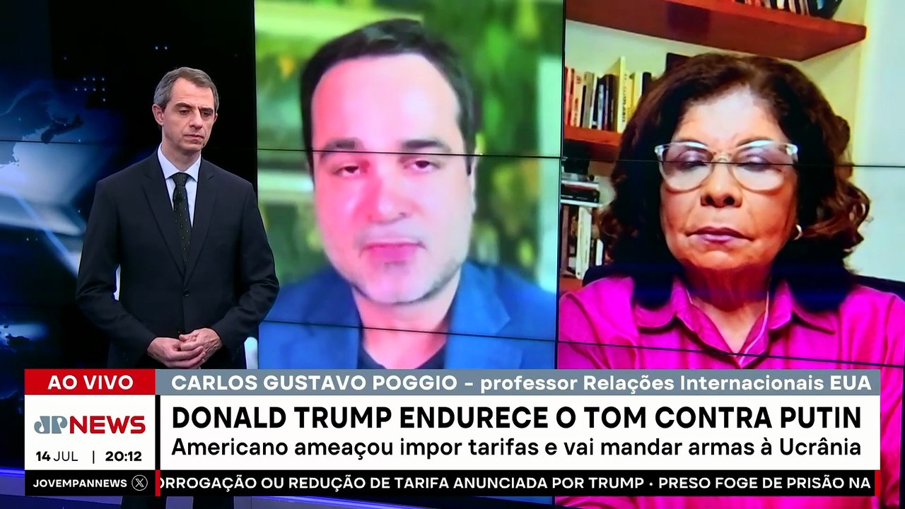 TRUMP EXIGE CESSAR-FOGO DA RÚSSIA / MAURO CID PRESTA DEPOIMENTOS NO STF | JORNAL JOVEM PAN - 14/07/2025