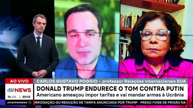 TRUMP EXIGE CESSAR-FOGO DA RÚSSIA / MAURO CID PRESTA DEPOIMENTOS NO STF | JORNAL JOVEM PAN - 14/07/2025