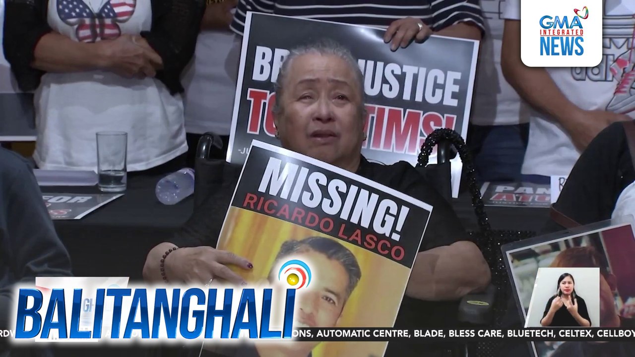 Julie "Dondon" Patidongan, nagsampa ng reklamong administratibo laban sa mga pulis na sangkot umano sa pagkawala ng mga sabungero | Balitanghali
