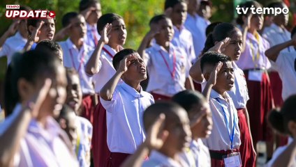 Tentara dan Polisi Ikut MPLS Sekolah Rakyat di Bandung