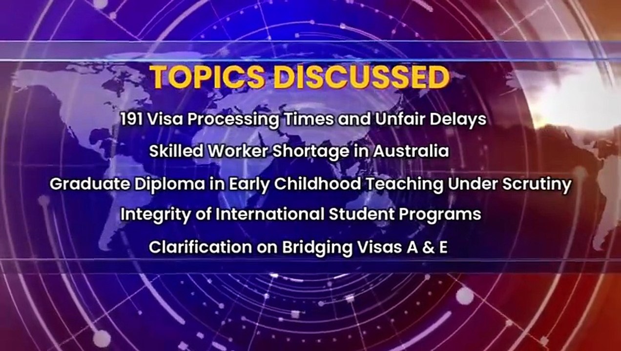 Australian Immigration News Update_ 191 Visa Processing Update + SU Grad Dip in Teaching problems