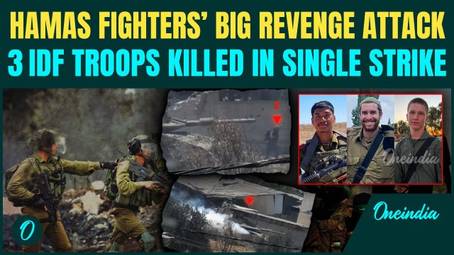 Al-Quds Fighters Unleash 'Thaqib' Bombs; 3 IDF Troops Ambushed and Killed in Deadly Tank Explosion