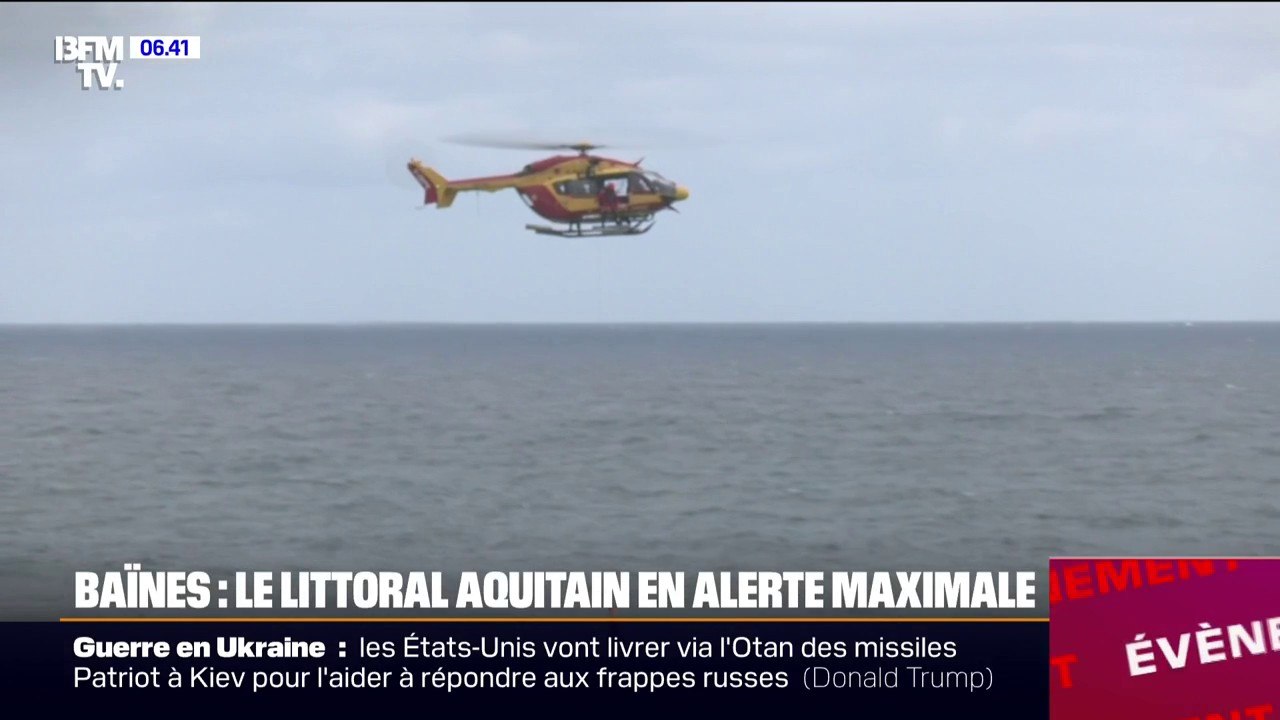 Risque de courants de baïnes: le littoral aquitain est en alerte maximale jusqu'à demain