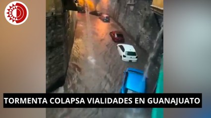 Tormenta causa severas inundaciones en Guanajuato
