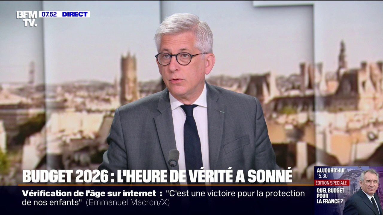 Réforme de l'assurance maladie: "C'est aux professionnels de santé de porter l'effort", estime Frédéric Valletoux, député "Horizons" de Seine-et-Marne