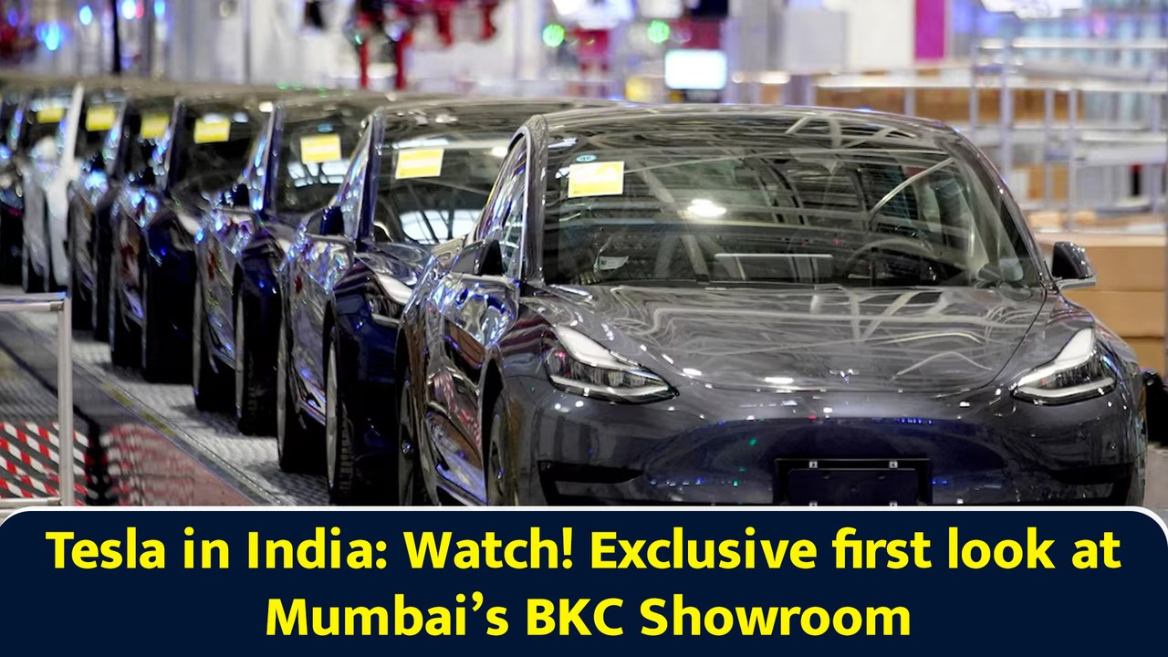 Tesla in India: Watch! Exclusive first look at Mumbai’s BKC Showroom