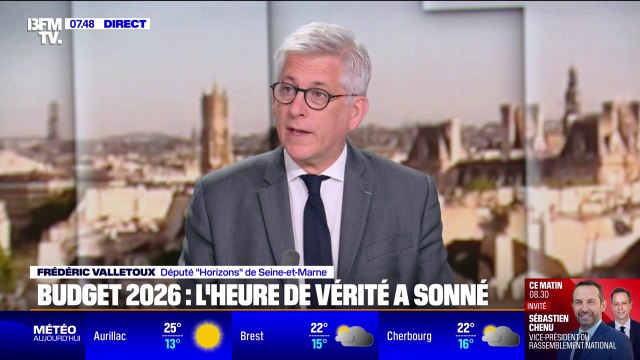 Budget 2026: pour Frédéric Valletoux (Horizons), il faut lutter contre les rentes et les fraudes et ne pas fragiliser les hôpitaux