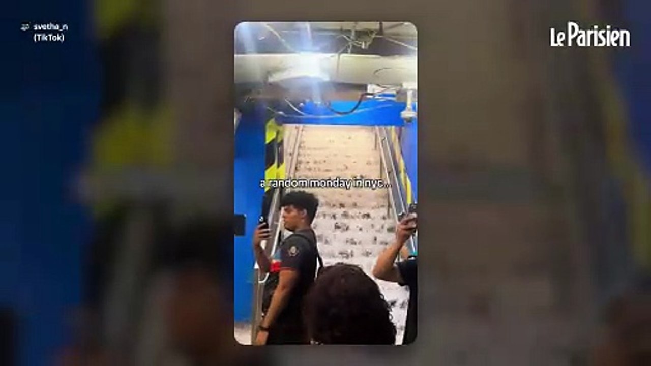 Le métro et les rues de New York sous les eaux