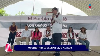 Noroña dice que no aspira a ningún cargo en Morelos