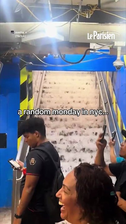 Inondations spectaculaires à New York