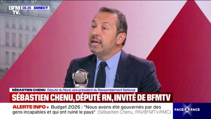 Budget: "Notre ligne rouge, c'est faire contribuer les Français", déclare Sébastien Chenu (RN)