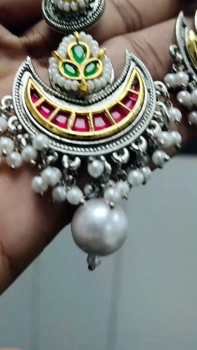 🎉 Must-Have Oxidised Earrings in 5 Gorgeous Colors | Trendy Ethnic Jewellery for Every Occasion 🎉