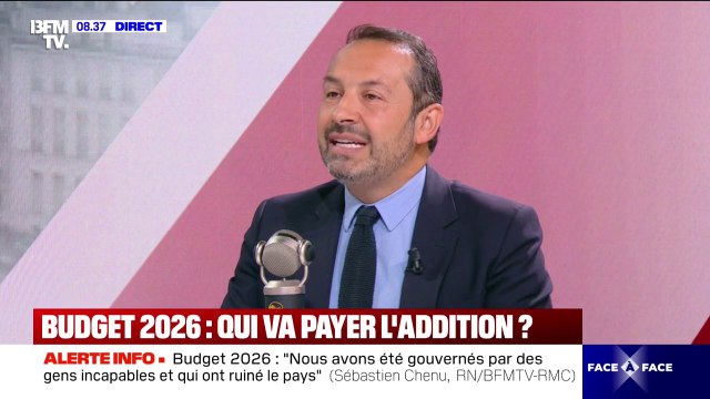 Budget: pour Sébastien Chenu (RN), l'année blanche est un impôt déguisé