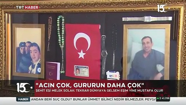 15 Temmuz şehidi Mustafa Solak göğsünü vatan için siper etti