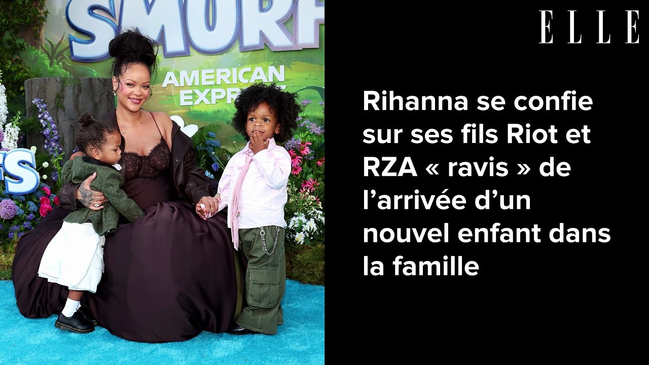 Rihanna se confie sur ses fils Riot et RZA « ravis » de l’arrivée d’un nouvel enfant dans la famille