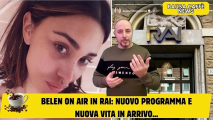 Belen ON AIR in Rai nuovo programma e nuova vita in arrivo...