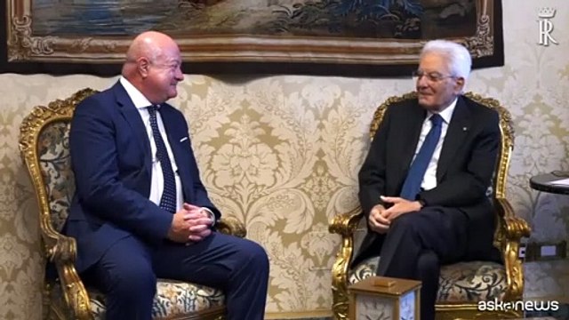 Mattarella riceve il cancelliere austriaco Stocker