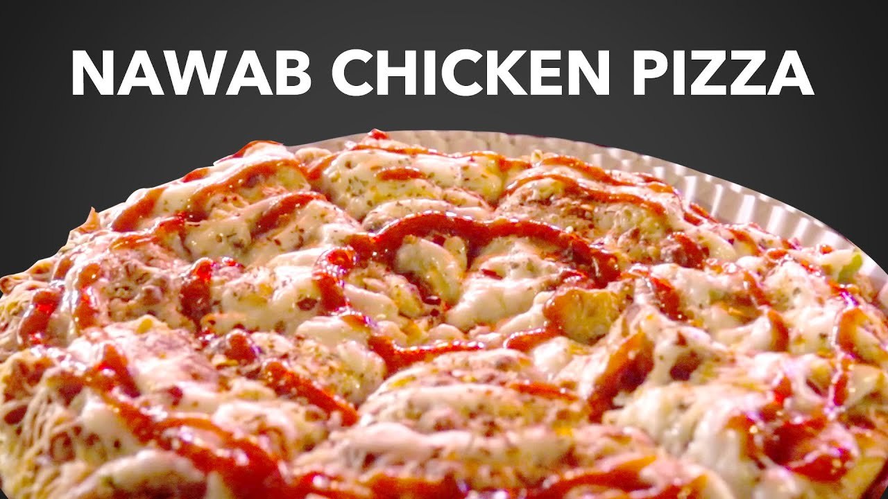 🍕 Nawabi Fusion Delight | How to Make Mouthwatering Chicken Pizza | Street Style Recipe by Cook Book 🍗