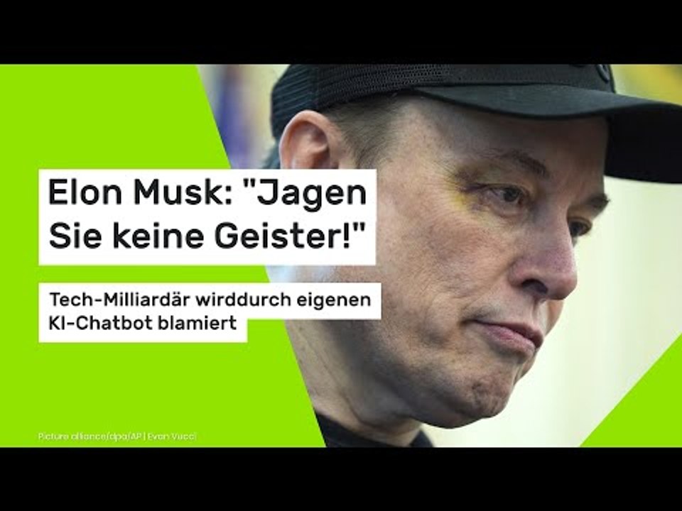 Elon Musk: 'Jagen Sie keine Geister!' Tech-Milliardär wird durch eigenen KI-Chatbot blamiert