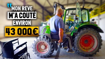 14 ans après son TERRIBLE ACCIDENT, il a le 1ER TRACTEUR pour PARAPLEGIQUE !