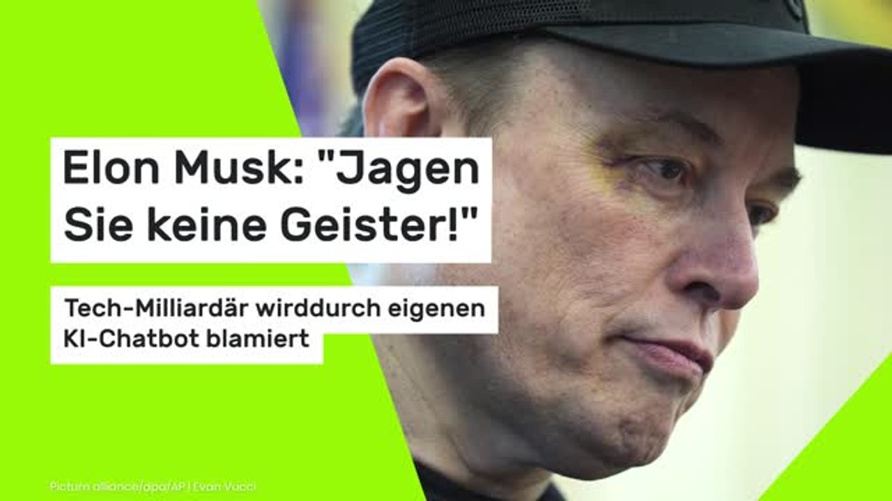 Elon Musk: 'Jagen Sie keine Geister!' Tech-Milliardär wird durch eigenen KI-Chatbot blamiert