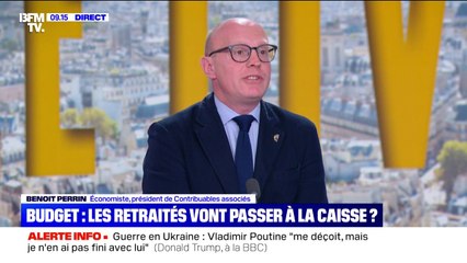 Budget 2026: "Je crains qu'on nous fasse passer des économies pour des hausses d'impôts", explique Benoît Perrin, économiste