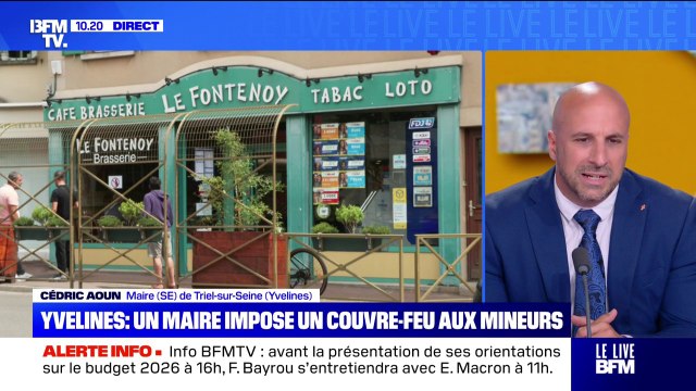 Cela permet de contrôler : le maire de Triel-sur-Seine (Yvelines) met en place un couvre-feu pour les mineurs