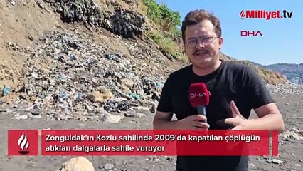 Karadeniz'de sahile vuran tehlike: Çöp yığınları her yeri kapladı