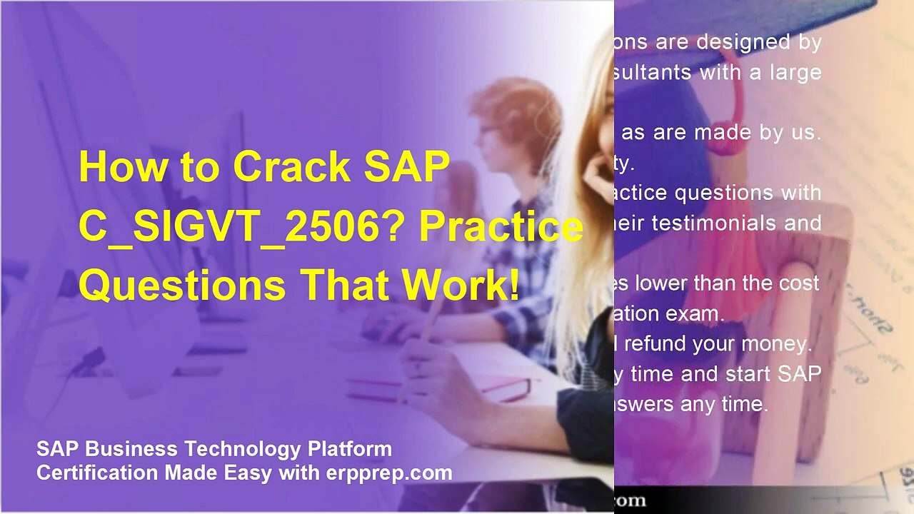 How to Crack SAP C_SIGVT_2506? Practice Questions That Work!