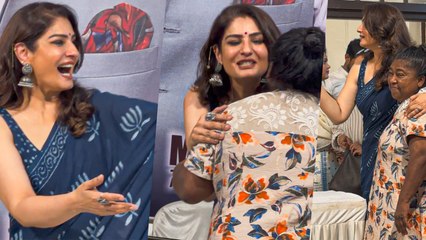 Who Is The ‘Iron Lady’? Raveena Tandon Hugs Her With Joy, Says She’s Known Her For 18 Years