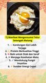 🍳 Manfaat Mengonsumsi Telur Setengah Matang#ilmu