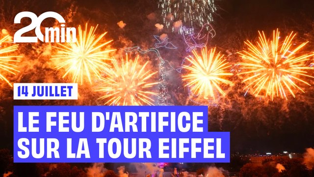 Les plus belles images du feu d'artifice du 14 juillet à Paris