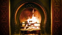 Old Classic Fireplace Visual with Fire Crackling Ambience for Stress Relief & Relaxation
