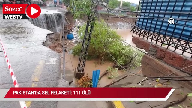 Pakistan'da sel felaketi: 111 ölü