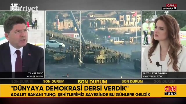 Adalet Bakanı Yılmaz Tunç: 15 Temmuz milletin zaferidir