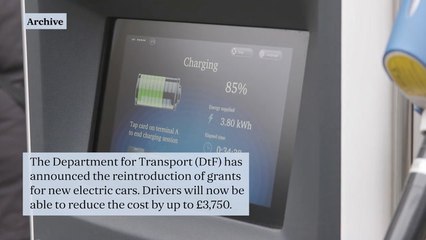 Grants for new electric cars to be reintroduced