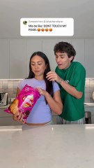 Mia doesn’t like SHARING… 😅🤦‍♂️