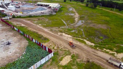 Best Amazing Dump Truck Filling Lake with SHANTUI Bulldozer Pushing Sand