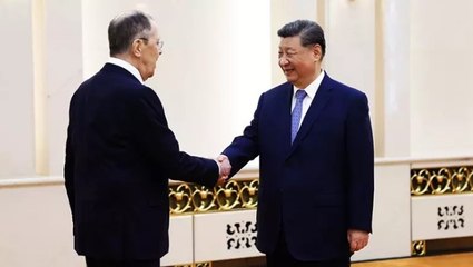 Çin Cumhurbaşkanı Şi Cinping, Rusya Dışişleri Bakanı Sergey Lavrov ile Pekin'de bir araya geldi