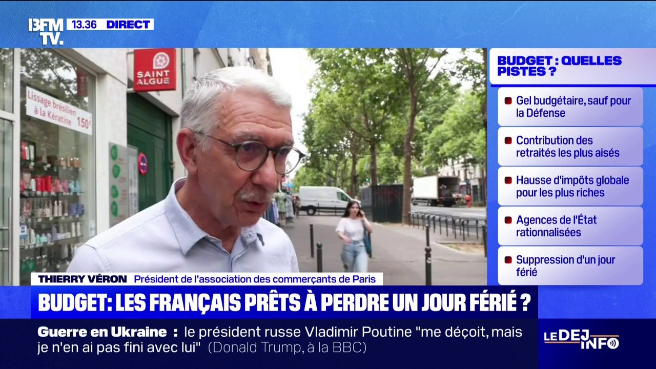 Vers la suppression d'un jour férié? "C'est toujours les mêmes qui payent", déplore le président de l'association des commerçants de Paris