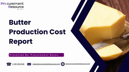 Butter Production Cost Analysis Report