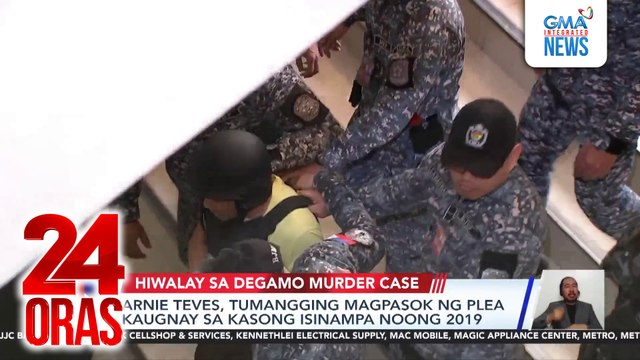 Arnie Teves, tumangging magpasok ng plea kaugnay sa kasong isinampa noong 2019 | 24 Oras