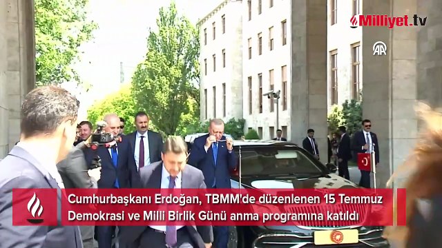 Cumhurbaşkanı Erdoğan 15 Temmuz Demokrasi ve Milli Birlik Günü Anma Programı'nda