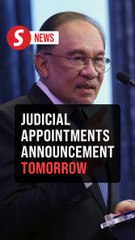 Judicial appointments announcement expected tomorrow, says Anwar