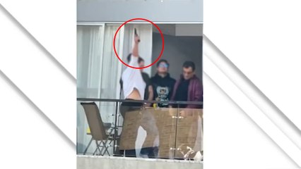 La versión de la mujer que disparó tiros al aire desde un balcón en el norte de Bogotá