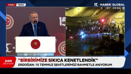 Cumhurbaşkanı Erdoğan'dan 15 Temmuz töreninde açıklamalar: Terörsüz Türkiye inşallah onların eseri olacak