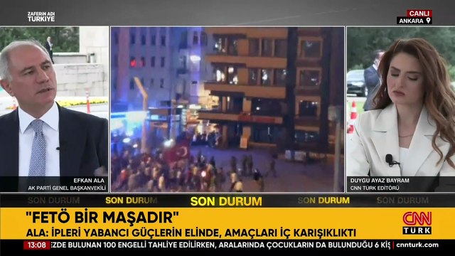 AK Parti Genel Başkanvekili Efkan Ala CNN TÜRK'e konuştu: Terörsüz Türkiye sürecinin devam ediyor