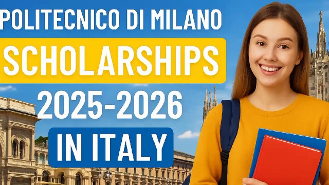 Politecnico Di Milano Scholarships 2025-2026 in Italy (Fully Funded)