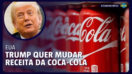 Trump diz que Coca-Cola usará açúcar de cana nos EUA